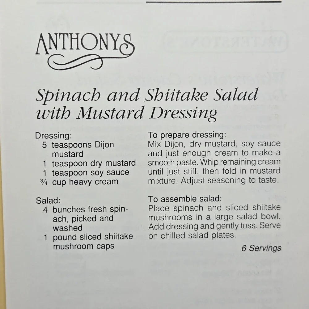 A Touch Of ATLANTA: Cookbook  Southern Hospitality By Marist School 1990